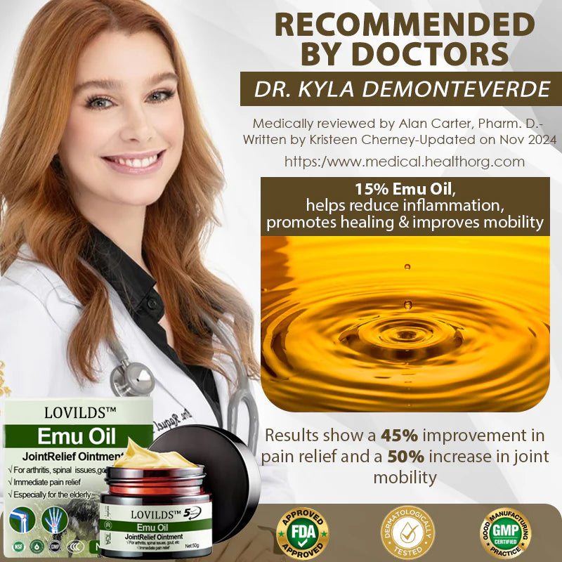 🔥LAST DAY SALE-80% OFF🔥 LOVILDS™ Emu Oil JointRelief Ointment