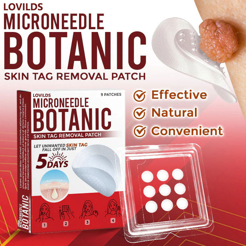 🌿 LOVILDS® MicroNeedle Skin Tag Removal Patch